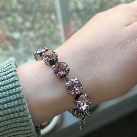 Sabika- like pink swavorski “fun size” bracelet - Picture 6 of 7